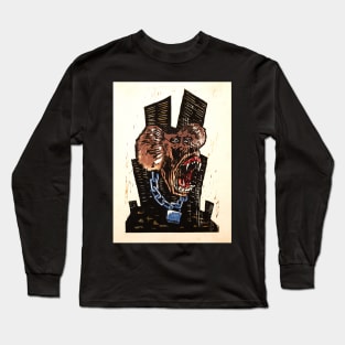 Urban Baboon Print Long Sleeve T-Shirt